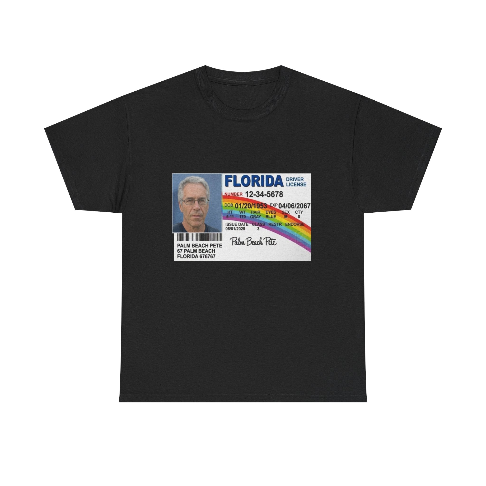 PALM BEACH PETE FLORIDA DRIVER LICENSE TEE
