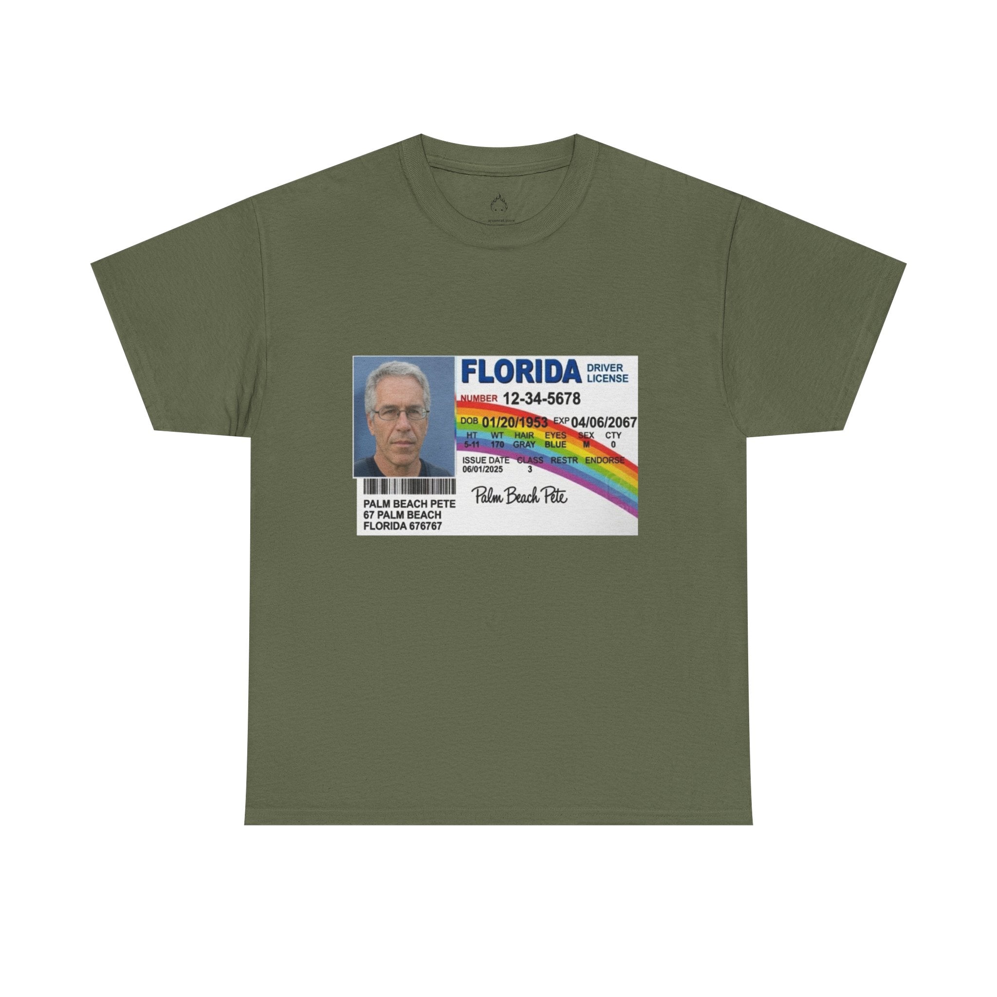 PALM BEACH PETE FLORIDA DRIVER LICENSE TEE