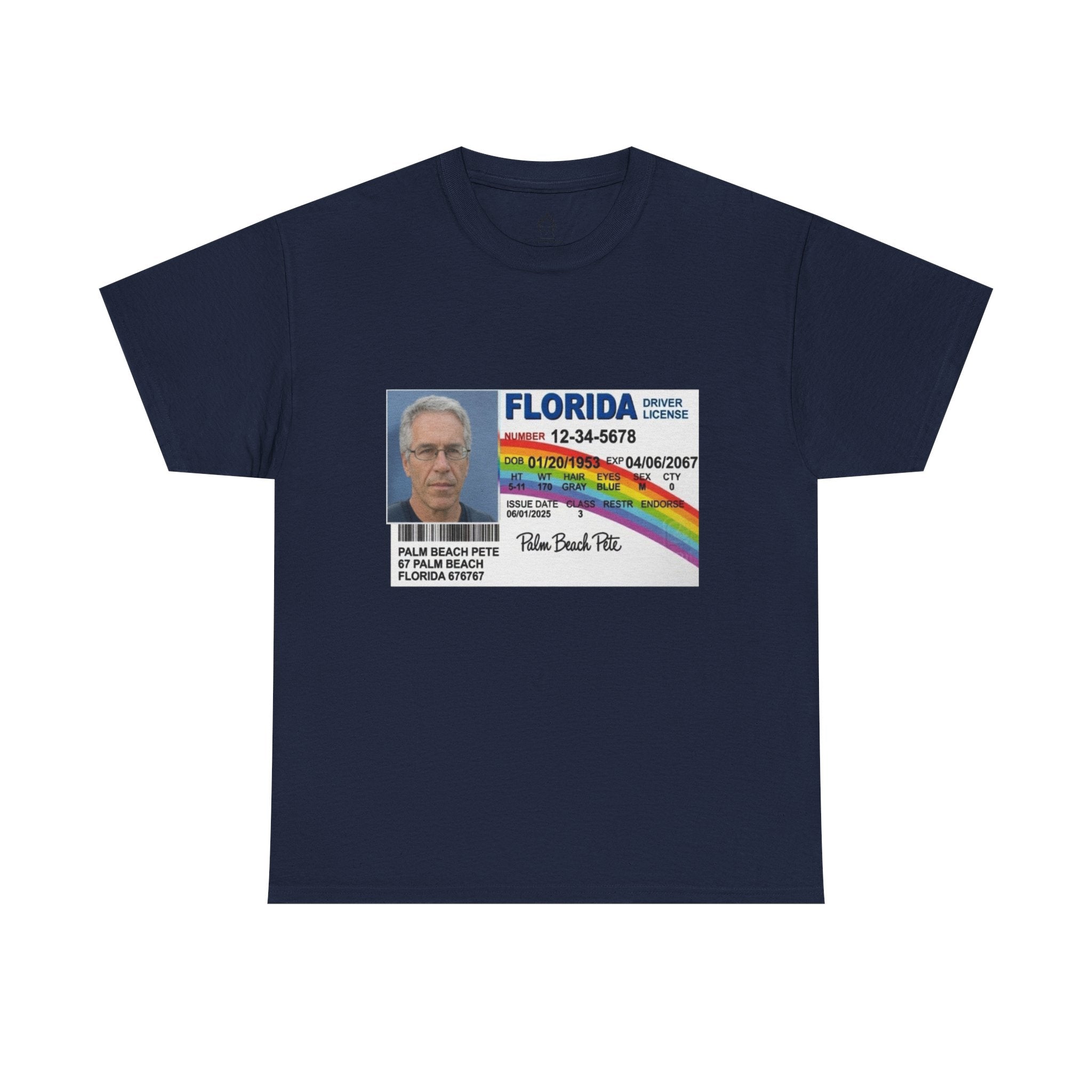 PALM BEACH PETE FLORIDA DRIVER LICENSE TEE