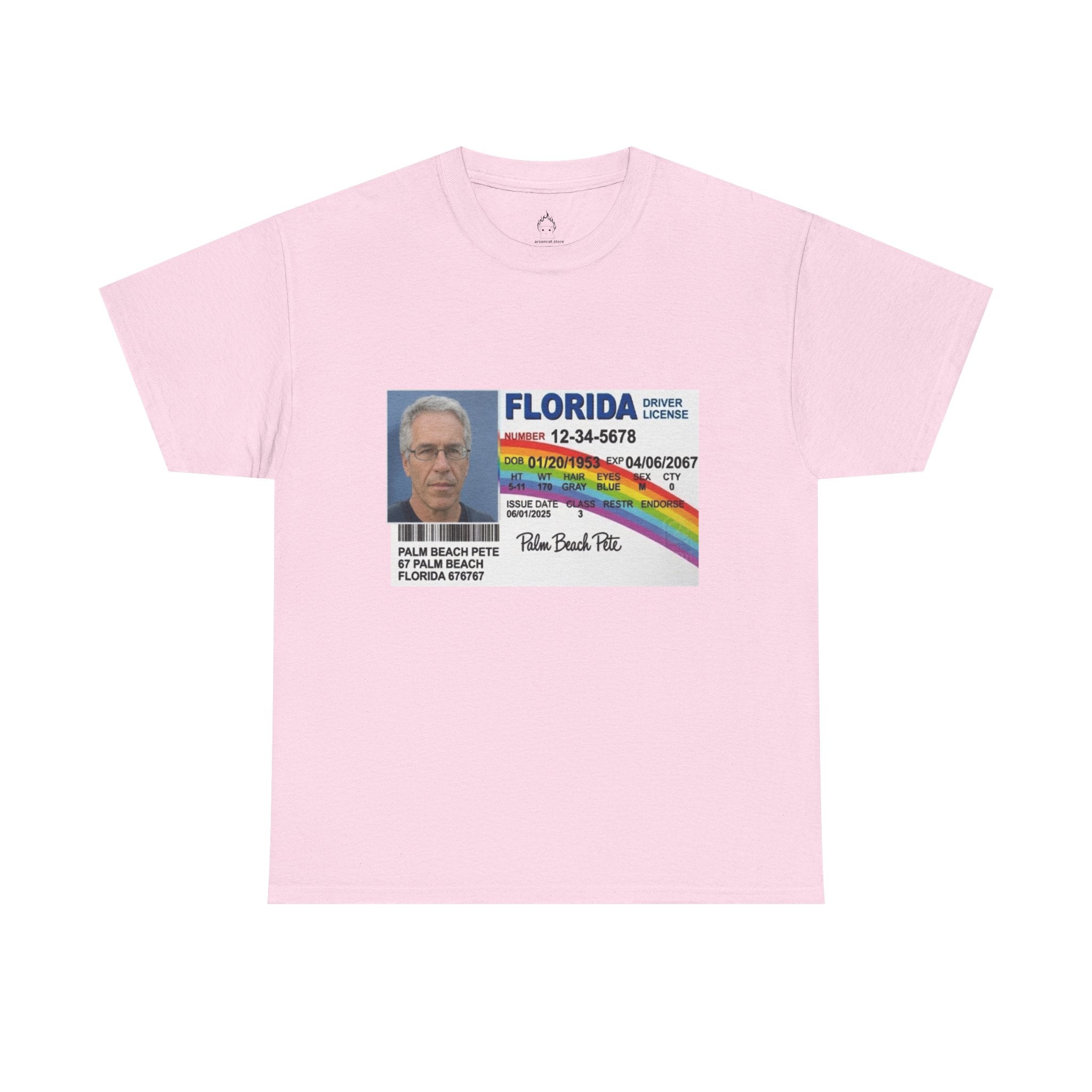 PALM BEACH PETE FLORIDA DRIVER LICENSE TEE