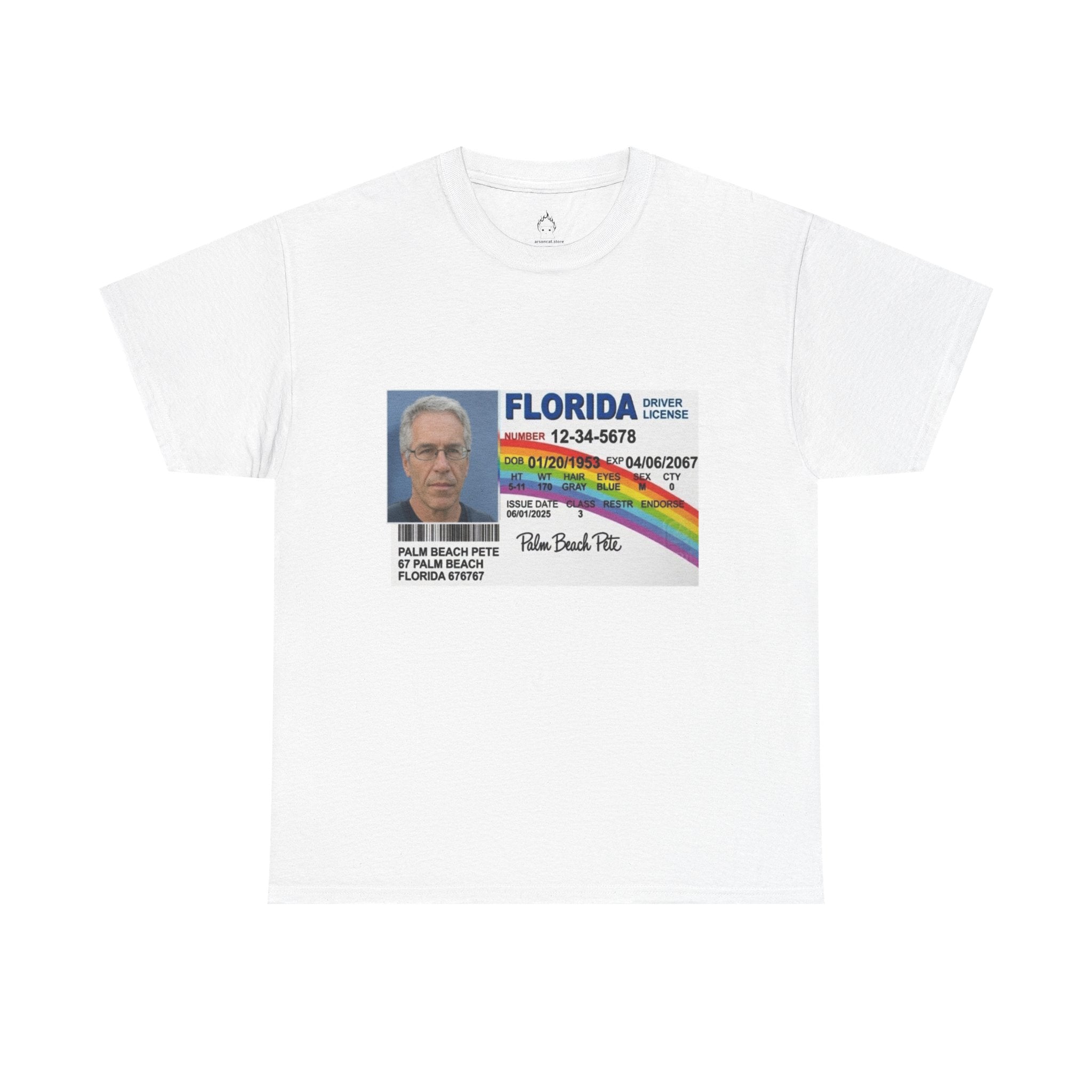 PALM BEACH PETE FLORIDA DRIVER LICENSE TEE